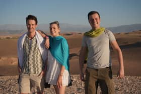 Today FM star Louise Cantillon joins Séaghan Ó’Súilleabháin, aka the Kerry Cowboy and TV presenter Proinsias Ó’Coinn on their as gaeilge adventure abroad