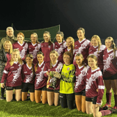Nurney Villa FC's U18 girls' team