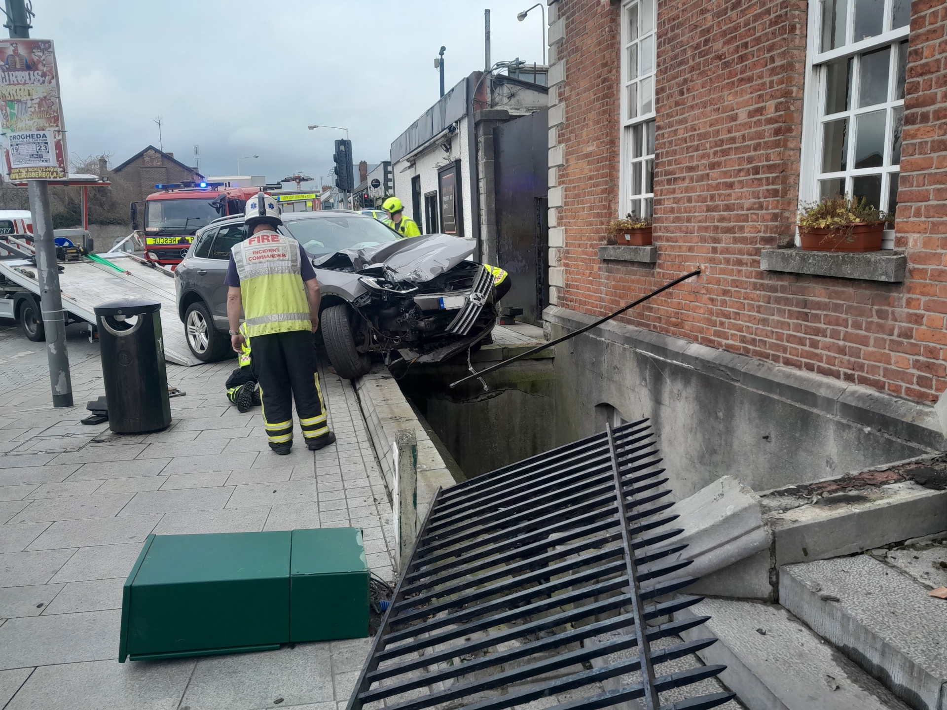 Their crews made the area safe afterwards and, thankfully, nobody was seriously injured.