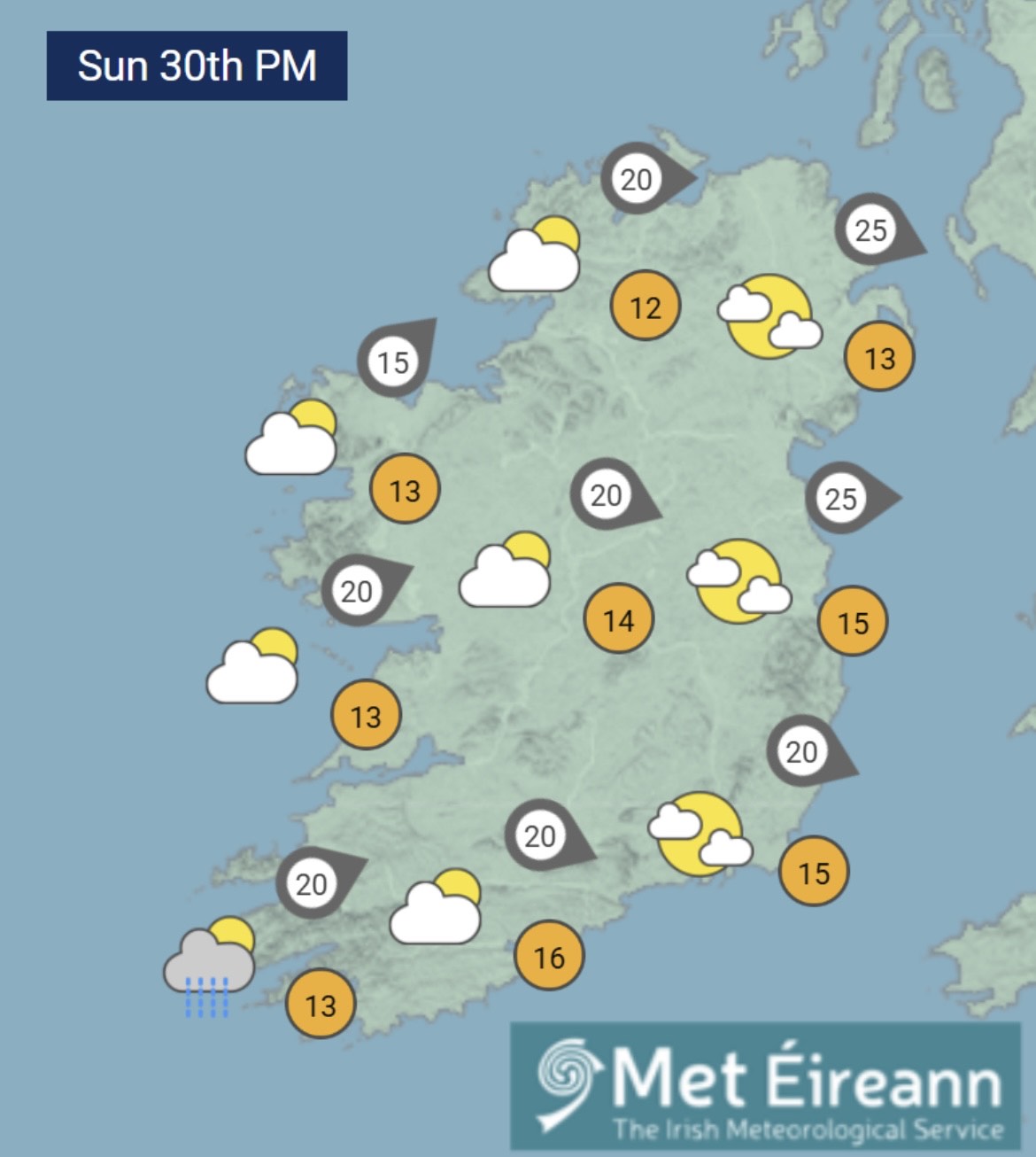 Dry and sunny weather for the week ahead