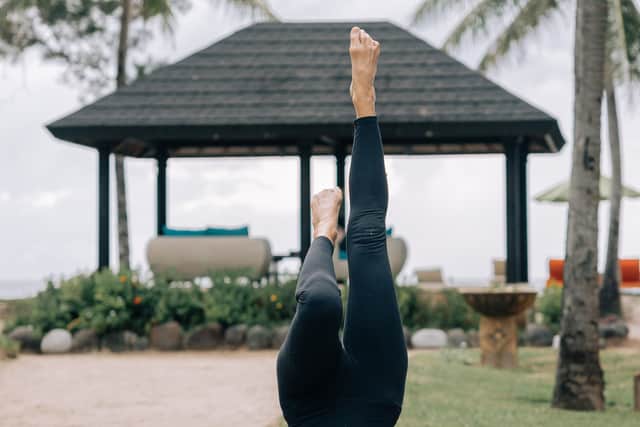 She will go for a walk without her phone or earphones, as she enjoys listening to the birds and wildlife in the nearby jungles, and she will then complete some work before going to the beach or for a swim.
