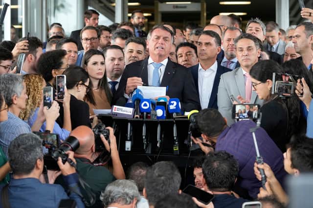 That was a reference to the riot on January 8 2023 when Bolsonaro supporters stormed and trashed the Supreme Court, presidential palace and Congress in Brasilia a week after Mr Lula took office.