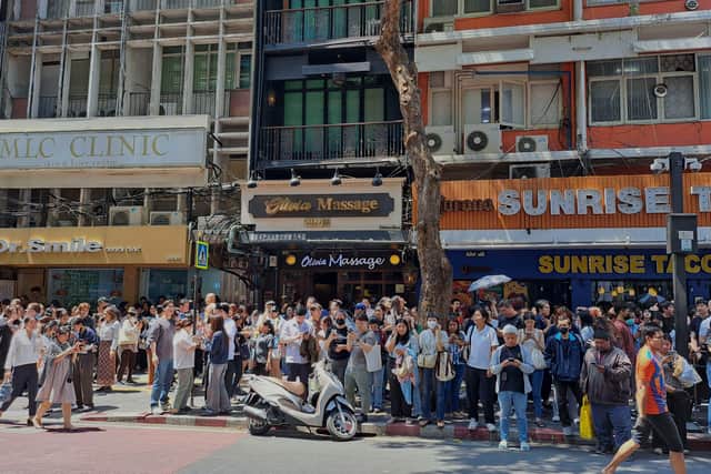 The greater Bangkok area is home to more than 17 million people, many of whom live in high-rise apartments.