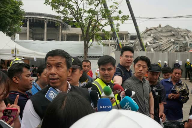 Bangkok to review quake safety after collapse of high-rise leaves ...