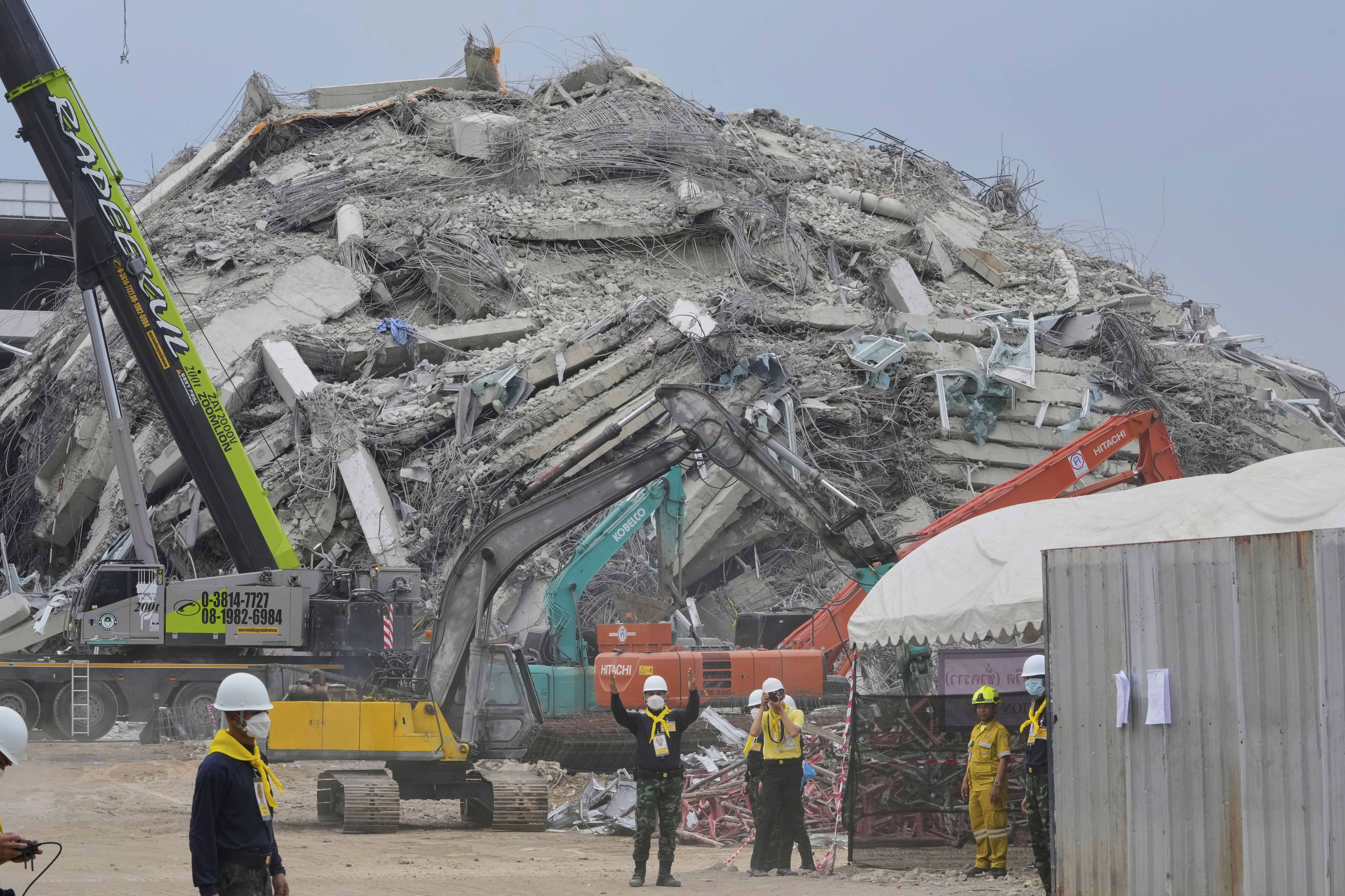 Bangkok to review quake safety after collapse of high-rise leaves ...