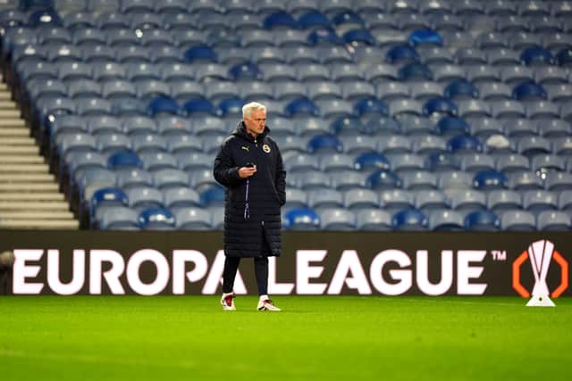 “I don’t know if Ibrox – as a very iconic British stadium like many in Scotland and England – will accept a very defensive performance like they had in Fenerbahce,” Mourinho said.