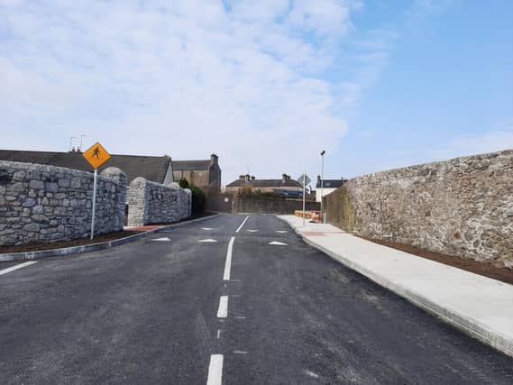 The new link road from Tanyard to High Street through Roselawn is now open for traffic and pedestrians