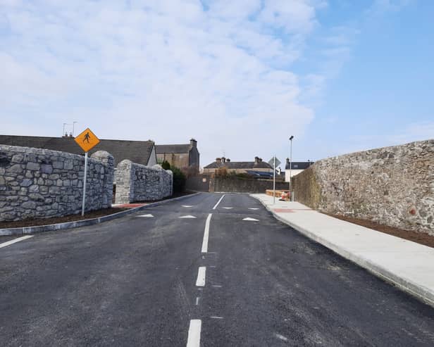 The new link road from Tanyard to High Street  through Roselawn is now open for traffic and pedestrians