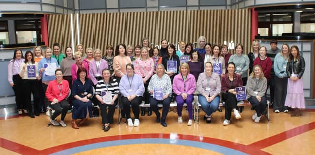 Pictured: The female workers of Louth County Council, which make up 41% of staff in total