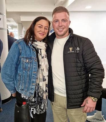 Brian Hayes, homelessness activist and mental health advocate, with Cllr Sarah Beasley, who he is working alongside on a documentary to raise awareness of the issue of homelessness in Limerick
