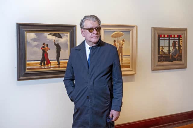 Having left school at 15, Vettriano – born Jack Hoggan on November 17 1951 – went on to become one of the most popular artists of his time, and one of Scotland’s most notable.