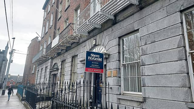 Number Three Pery Square has been sold since this picture was taken
