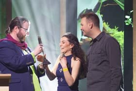 Welcome Home, by Gráinne by Natalie Ní Chasaide and Iarfhlaith Ó Domhnaill from Kilcar won Best Traditional Folk Track. Photos: Tom Kinlan