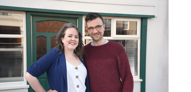 Claire and Sean Fox whose home was featured in the first episode of a new series of Home of the Year