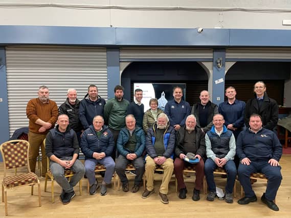 Inniskeen Committee with Monaghan Co. Council local representatives pictured at the public meeting on Wednesday night