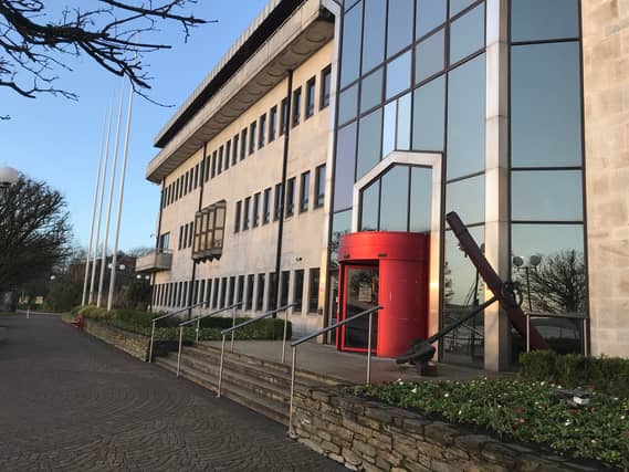 Derry City and Strabane District Council's headquarters at Strand Road.