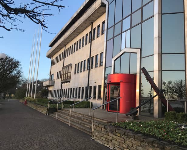 Derry City and Strabane District Council's headquarters at Strand Road.