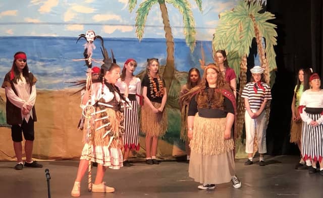 A scene from Treasure Island