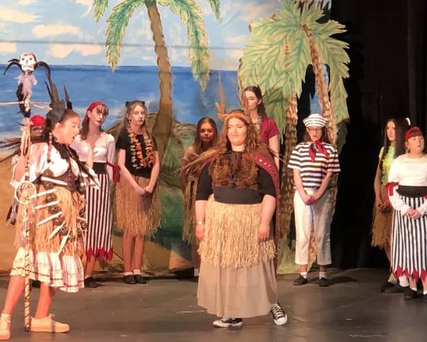 A scene from Treasure Island