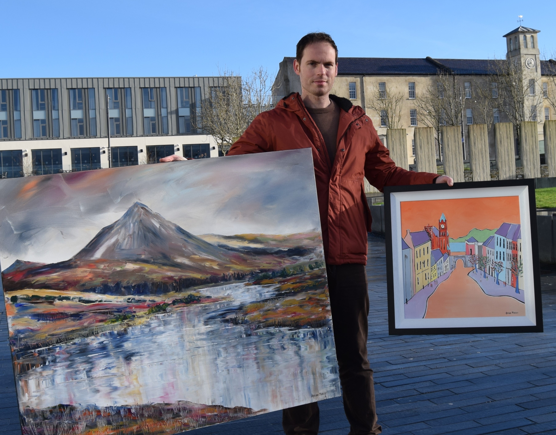 Artist Adrian Margey