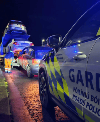 Seven cars were seized by An Garda Síochána in Dublin