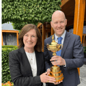 Limerick council's Ryder Cup co-ordinator Elaine O'Connor and the deputy director general Gordon Daly