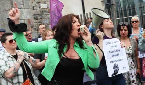 Speaking outside court after Mr Crotty was sentenced, Natasha O'Brien (pictured last summer) said: "For the first time in an Irish court I felt seen and heard, I felt acknowledged and it's just a total contrast to how I felt in that courthouse last June."