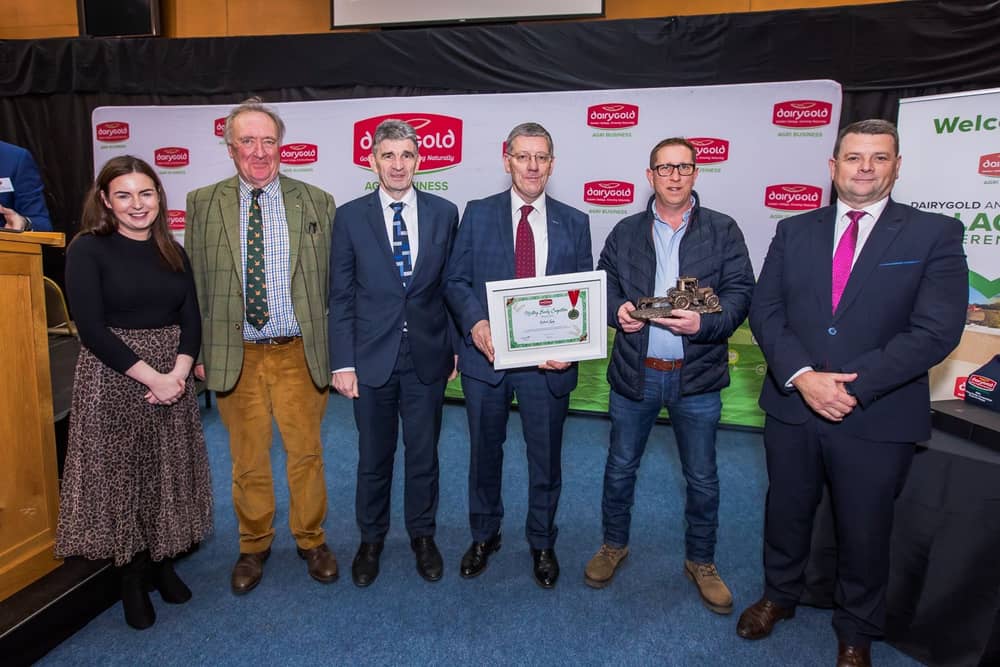 Dairygold Malting Barley Champion at the presentation
