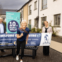 Sarah Lavin helping to launch the Milford Care Centre 10km run/walk