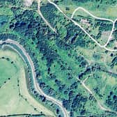 Aerial view of a portion of Ballinacurra Creek