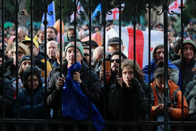 “We strongly condemn last week’s violence against peaceful protesters, media and opposition leaders and recall Georgian authorities’ responsibility to respect human rights and protect fundamental freedoms, including the freedom to assembly and media freedom,” the three ministers wrote in a joint statement on Tuesday.