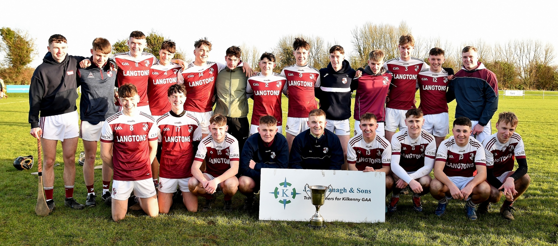 Clara, winners of the Roinn D county under-21 hurling title Picture: Willie Dempsey