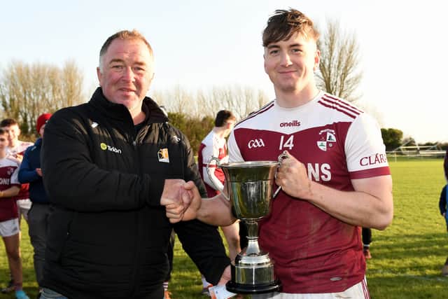 The losers had the best of the next 10 minutes with three pointed frees from Cian Donnelly.