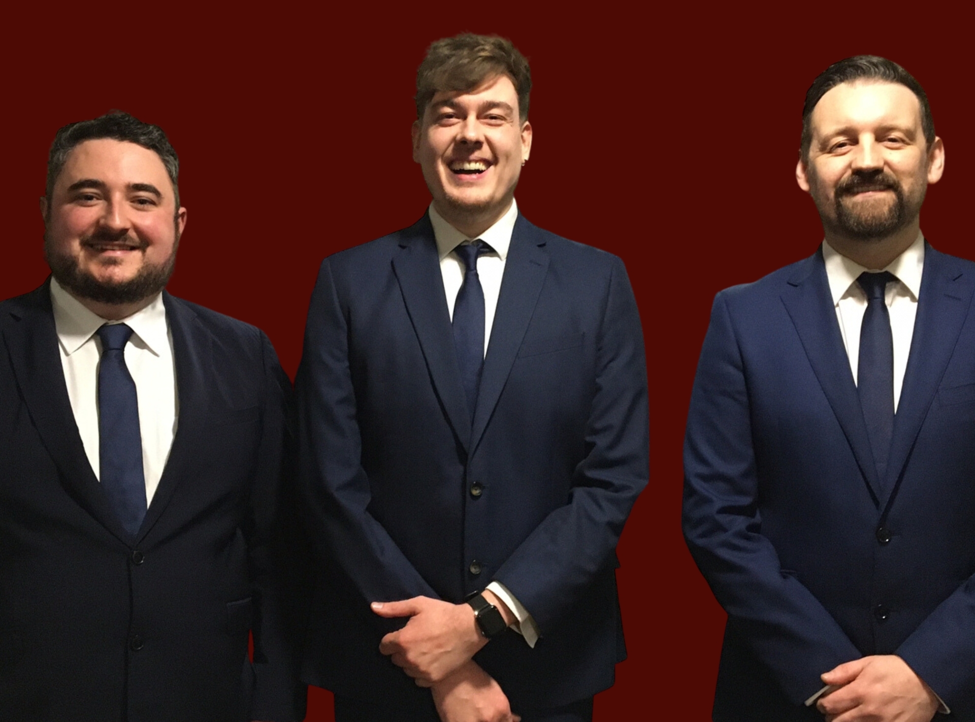 The Three Tenors: Limerick native Conor Gibbons, Philip Klubicka and Paul Feery