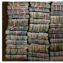 Bundles of cash seized during the Jersey investigation