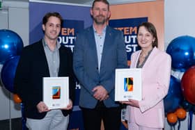 Michael Golden, I-Form; Martin Boyle, senior director, Eli Lilly and Dr Tríona Kennedy, senior research manager at Stryker | PICTURE: Germac.ie