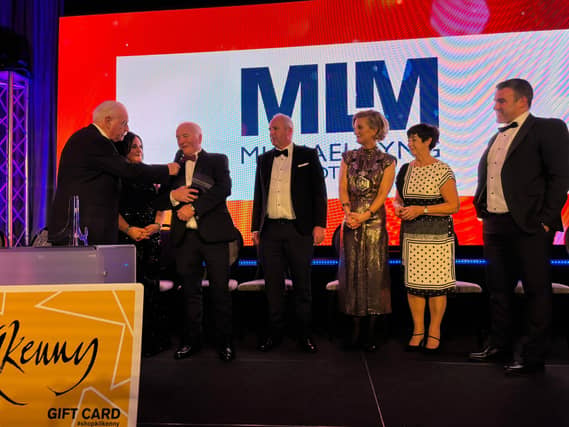 The awards ceremony took place this evening at the Lyrath Estate Hotel