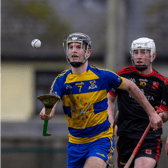 Dylan Fogarty breaks out of defence when Cashel Community School beat Ardscoil Rís, Limerick in the TUS Dr Harty Cup semi-final in Kilmallock. Picture: Vincent Flynn