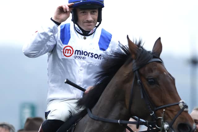 He went on: “We’ve won a novice, won a novice here and now a Grade Two, he’s proved he’s a Festival horse. He doesn’t seem to have had the hardest race, but maybe that is his talent speaking.