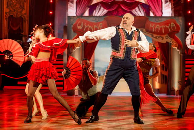 Evans and professional partner Katya Jones found themselves in the bottom two opposite Olympian and Gladiators star Montell Douglas and Johannes Radebe following a public vote and the judges scores.