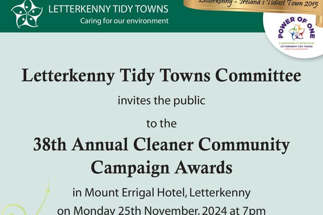 The Cleaner Community Campaign Awards recognises individuals, community groups, and local businesses who have shown exceptional dedication to preserving and enhancing Letterkenny through cleanup efforts, sustainable initiatives, and improvement projects. Awards will be presented across several categories, celebrating creativity, teamwork, and impact in improving the town’s appeal.
