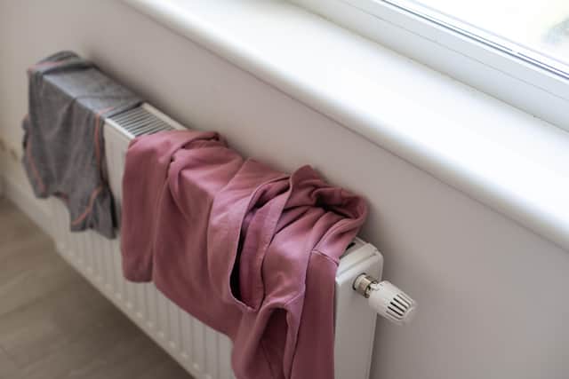 2. Avoid drying your clothes on radiators