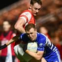 Brian Byrne of Naas in action against Peadar Ó Cofaigh Byrne of Cuala during the AIB Leinster GAA Senior Club FC q/f at Cedral St Conleth's Park, Newbridge