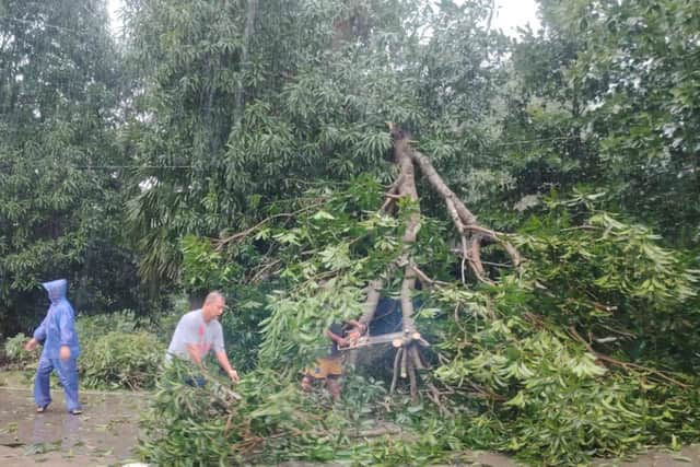 “I really pity our people but all of them are tough,” Governor Marilou Cayco of the province of Batanes said by telephone. Her province was ravaged by recent destructive storms and is expected to be affected by Yinxing’s fierce wind and rain.