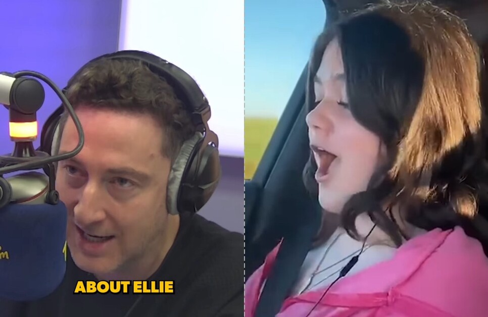 Ray Foley shoutouts 13 year old Irish American, Ellie. Photo: Today FM Facebook page