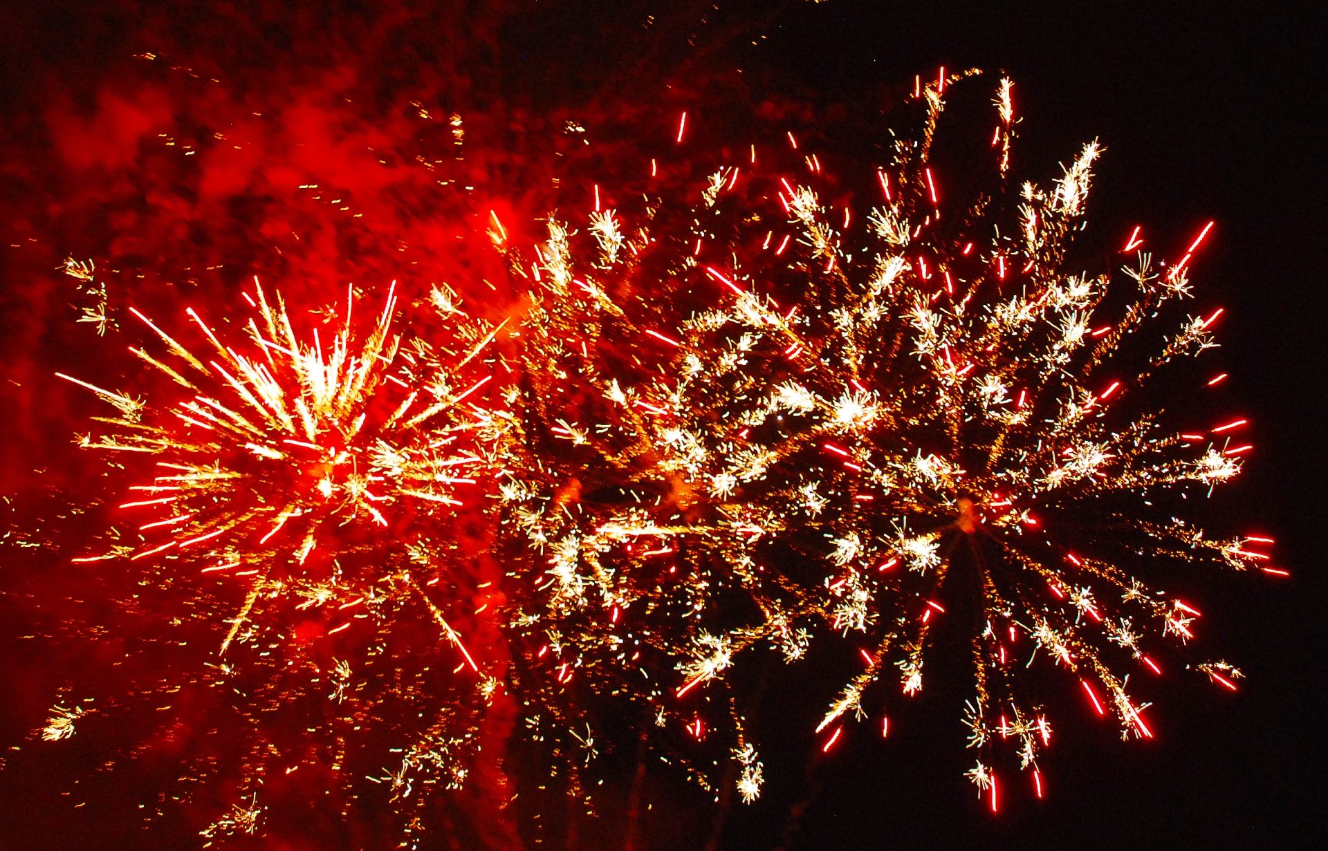 The annual Roscrea Halloween fireworks display. Photo: PJ Wright