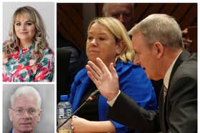 Brian Stanley TD with Cllr Caroline Dwane Stanley. Also pictures Cllr Aidan Mullins and possible Sinn Fein candidate Maria McCormack.