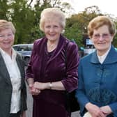 Breda Hovenden, Anna May McHugh and Ann Lacey, Ballylinan ICA Guild at the Laois Federation ICA 60th Anniversary Celebrations in Timahoe in 2010. Picture: Alf Harvey