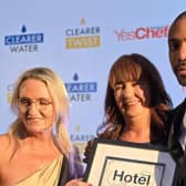 General Manager Breda Haden and deputy  Alvin Cooper at the at the 2024 Irish Hotel Awards