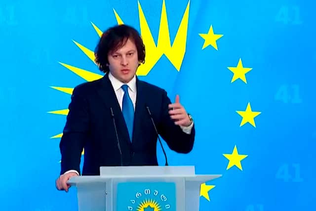 The EU suspended Georgia’s membership application process indefinitely because of a Russian-style “foreign influence law” passed in June. Many Georgians viewed Saturday’s vote as a pivotal referendum on the opportunity to join the EU.